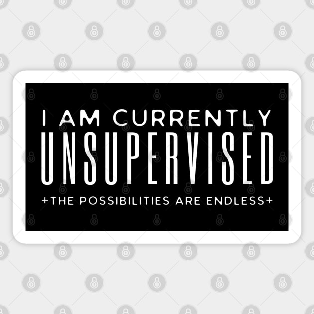 I Am Currently Unsupervised Magnet by HobbyAndArt